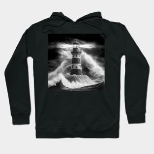 Life in Black and White, Lighthouse Waves Hoodie